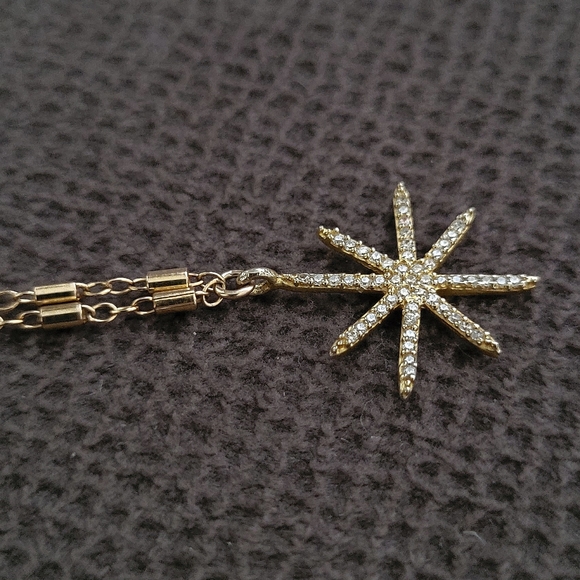 Gold💛 Filled Link Bar Chain⛓️ with Star⭐ Pendant - Picture 13 of 15